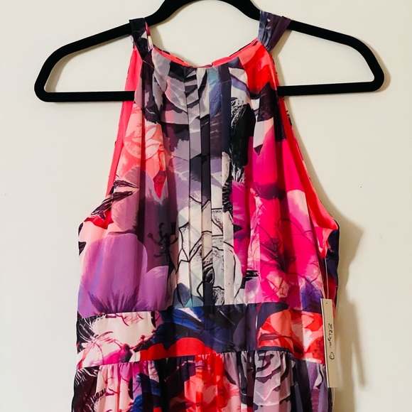 Eliza J Floral Chiffon Halter Maxi Dress✨🌷 - Picture 2 of 16
